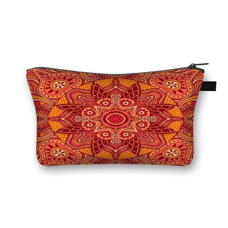 Bohemian Print Cosmetic Bag Fashion Travel Lipstick Toiletry Bag Shopping Purse