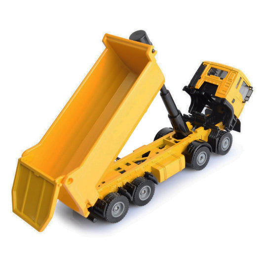 1/50 Heavy Dump Truck Construction Equipment Vehicle Model Simulated Ornament