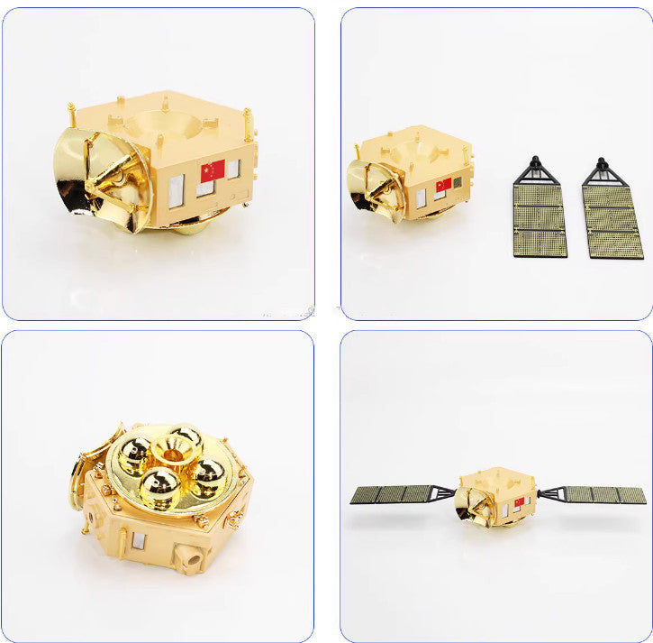 1:26 34CM Tianwen 1 Mars Probe Diecast Space probe Aircraft Model Collection