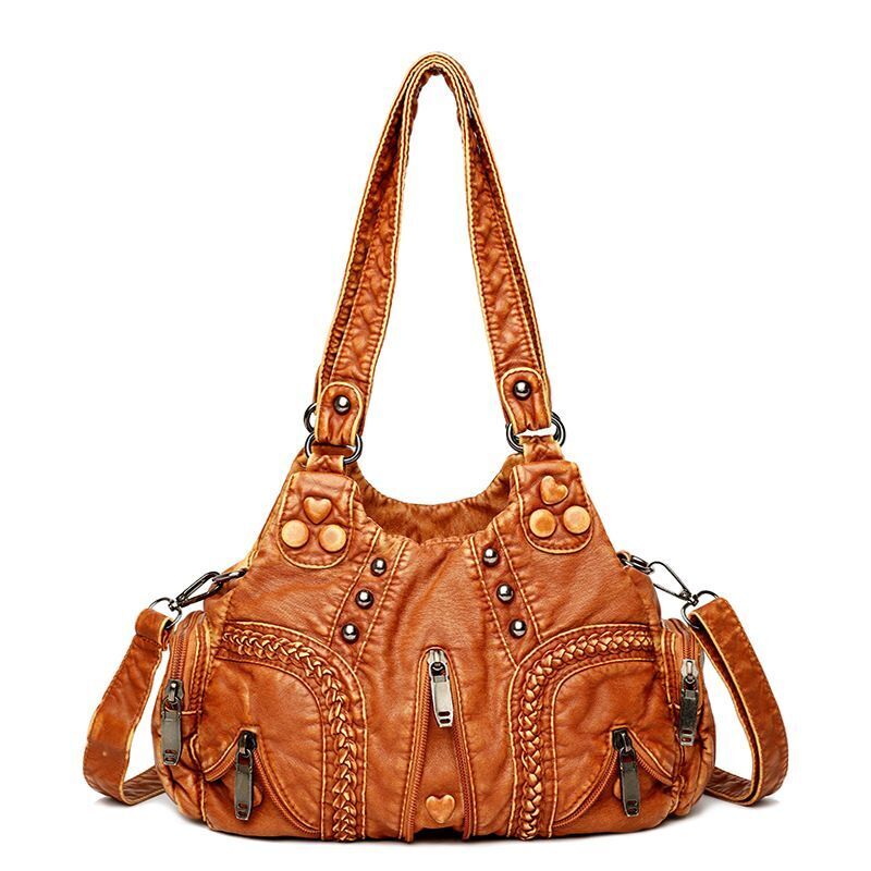 Small Handbags Satchel Handbag Soft Synthetic Shoulder Bag Dumpling Purse Bags
