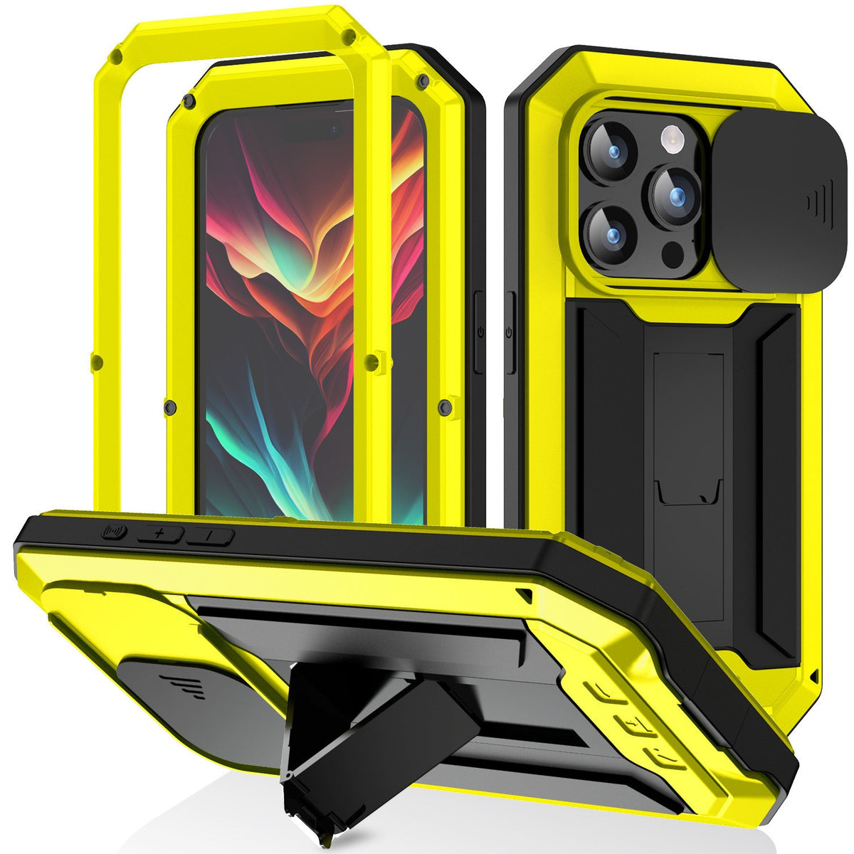 Military-grade 360 Full Body Case &Screen Protector for iPhone 17 ProMax/Samsung