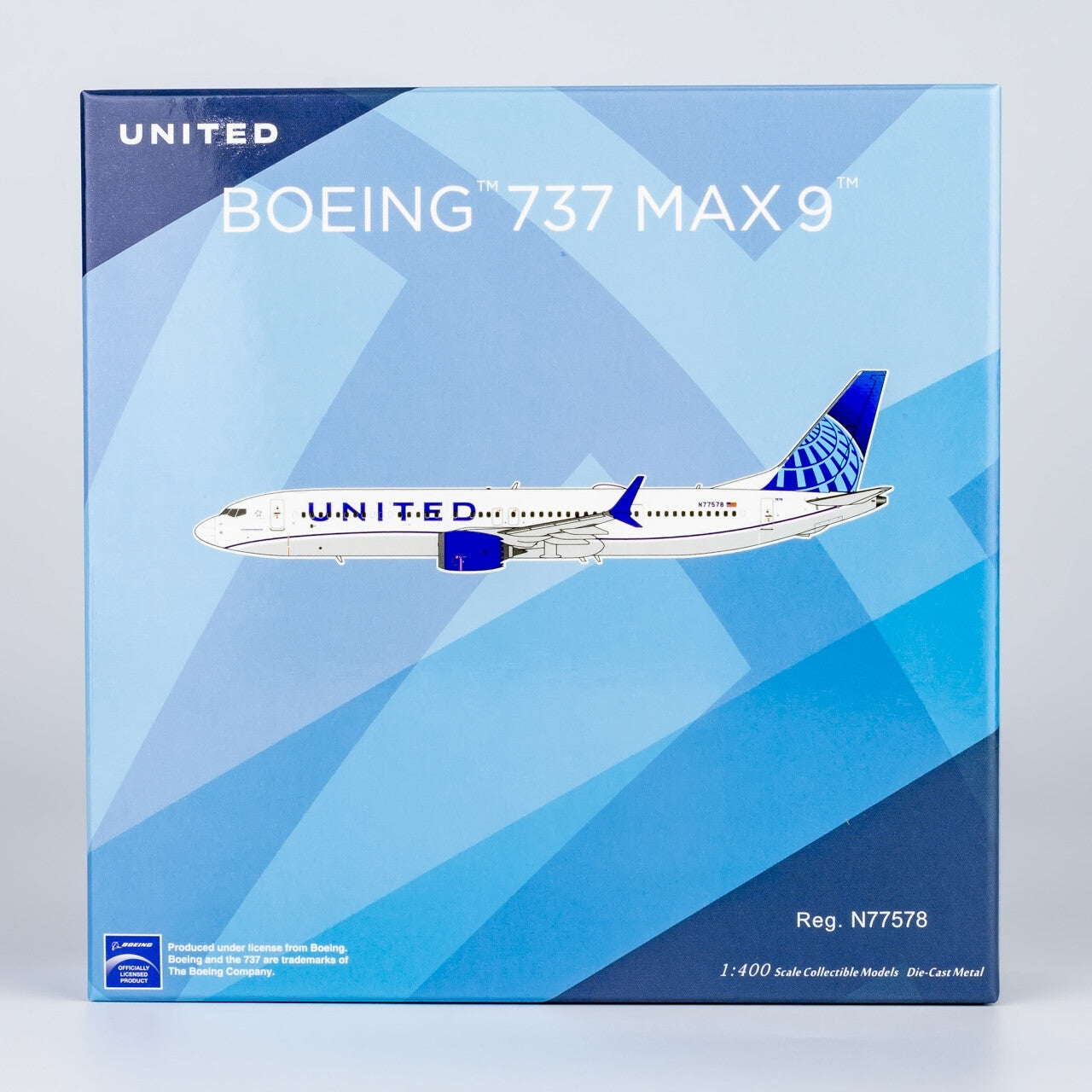 1:400 NG Models United Airlines Plane B737 MAX 9 Airplane Diecast Aircraft Model