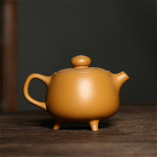 zisha teapot purple clay pot raw ore Dahongpao pine needle Xishi teapot