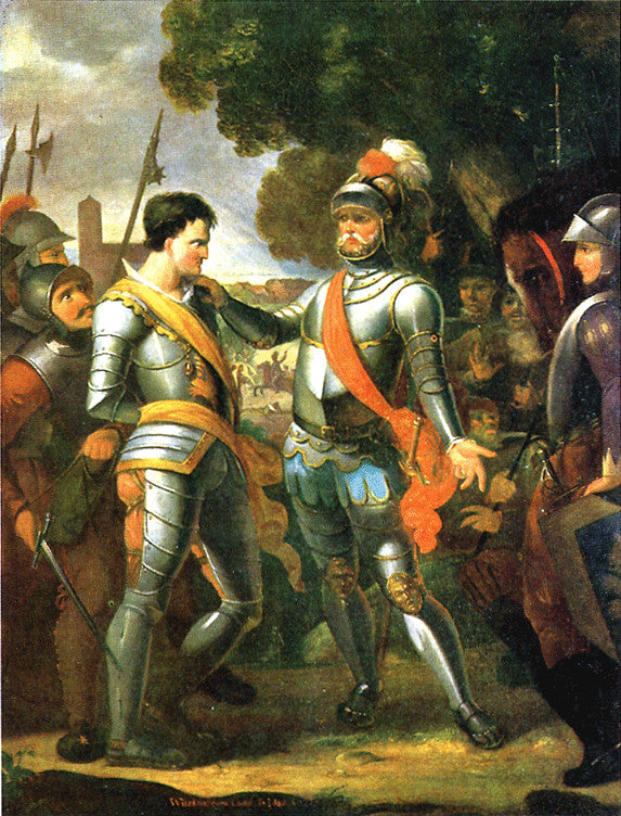 oil painting handpainted on canvas"after the Battle on the Wild Fields "