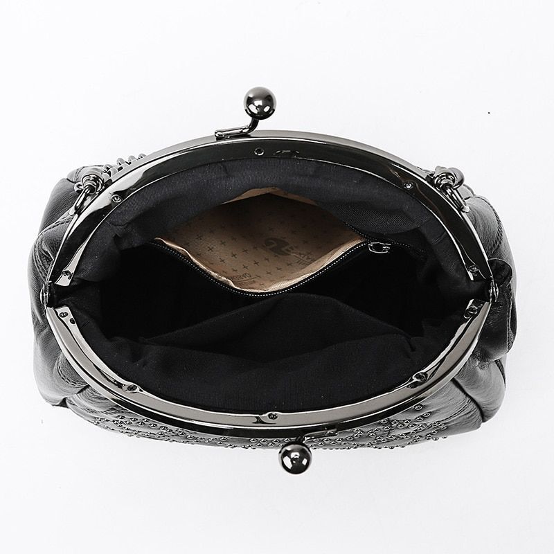 Shell Solid Color Shoulder Bags Luxury Synthetic Leather Crossbody Purse Cotton