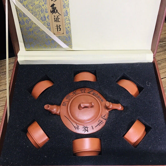 Chinese Yixing Zisha Clay Handmade Exquisite Teapot(像竹 底款:朱可心)