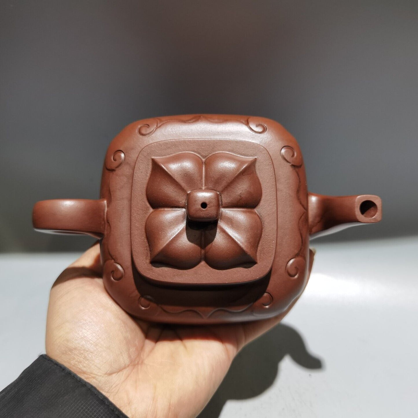 Vintage Chinese Yixing Purple Clay Teapot Zisha Pure Handmade Household Teaware
