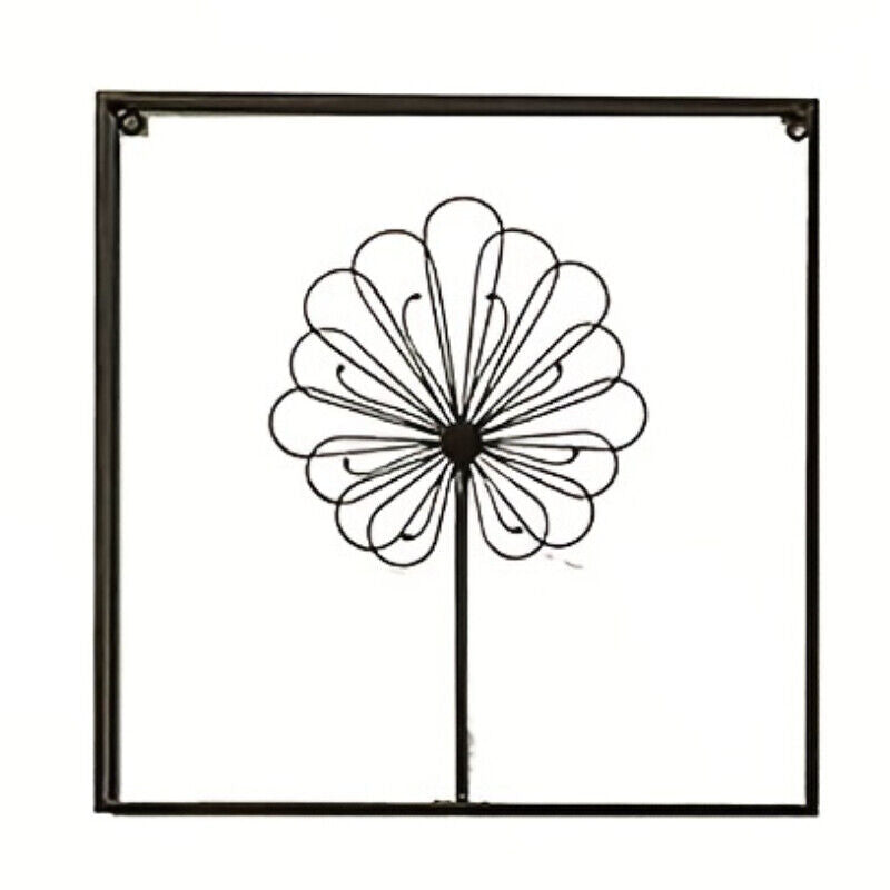 Plant Line Shape Iron Wall Hanging, Modern Fashion Hanging Iron Metal Wall