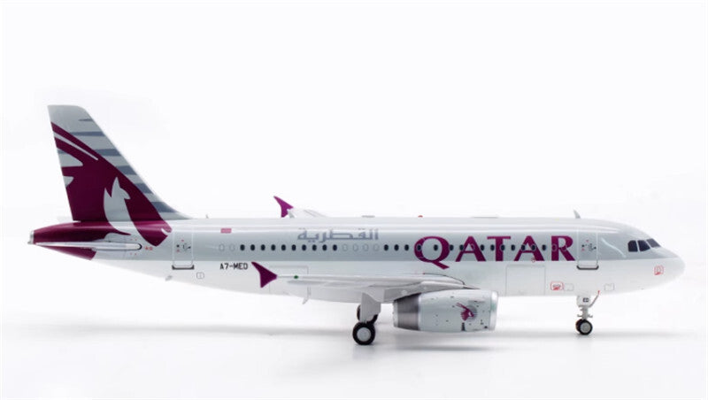 Inflight Qatar Airways for AIRBUS A319 A7-MED 1/200 Aircraft Pre-built Model