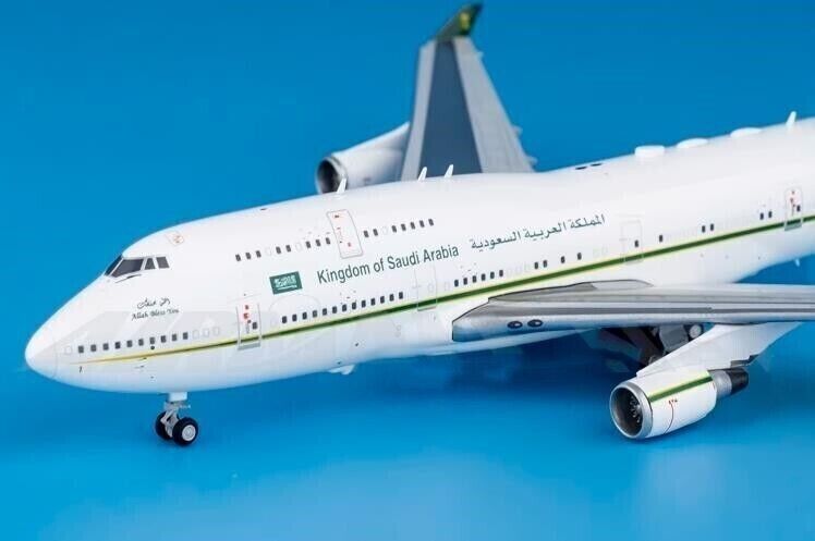 1:400 JC Wings Kingdom of Saudi Arabia BOEING 747-400 Airplane Diecast Model