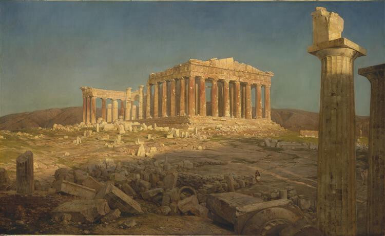 high quality oil painting handpainted on canvas "Parthenon"