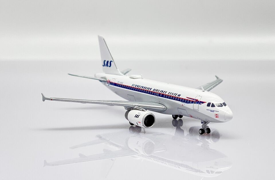 1:400 JC Wings SAS AIRBUS A319 Passenger Airplane Diecast Aircraft Plane Model