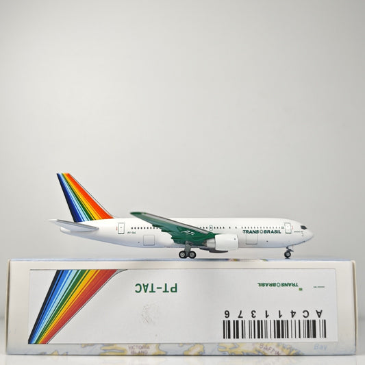 1:400 Aeroclassics Transbrasil B767-200 PT-TAC Passenger Plane Diecast Model