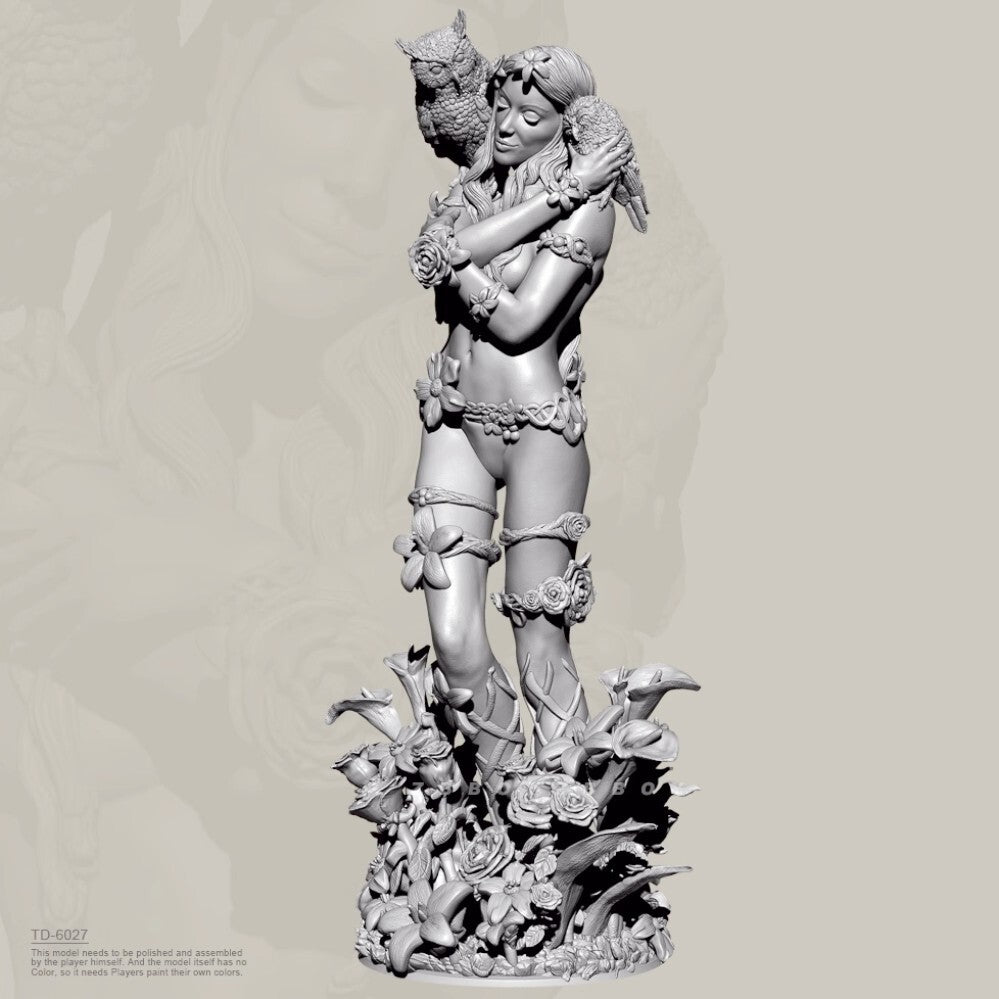 1/24 resin figure model kit Dryad 3D Printing Unassembled Unpainted