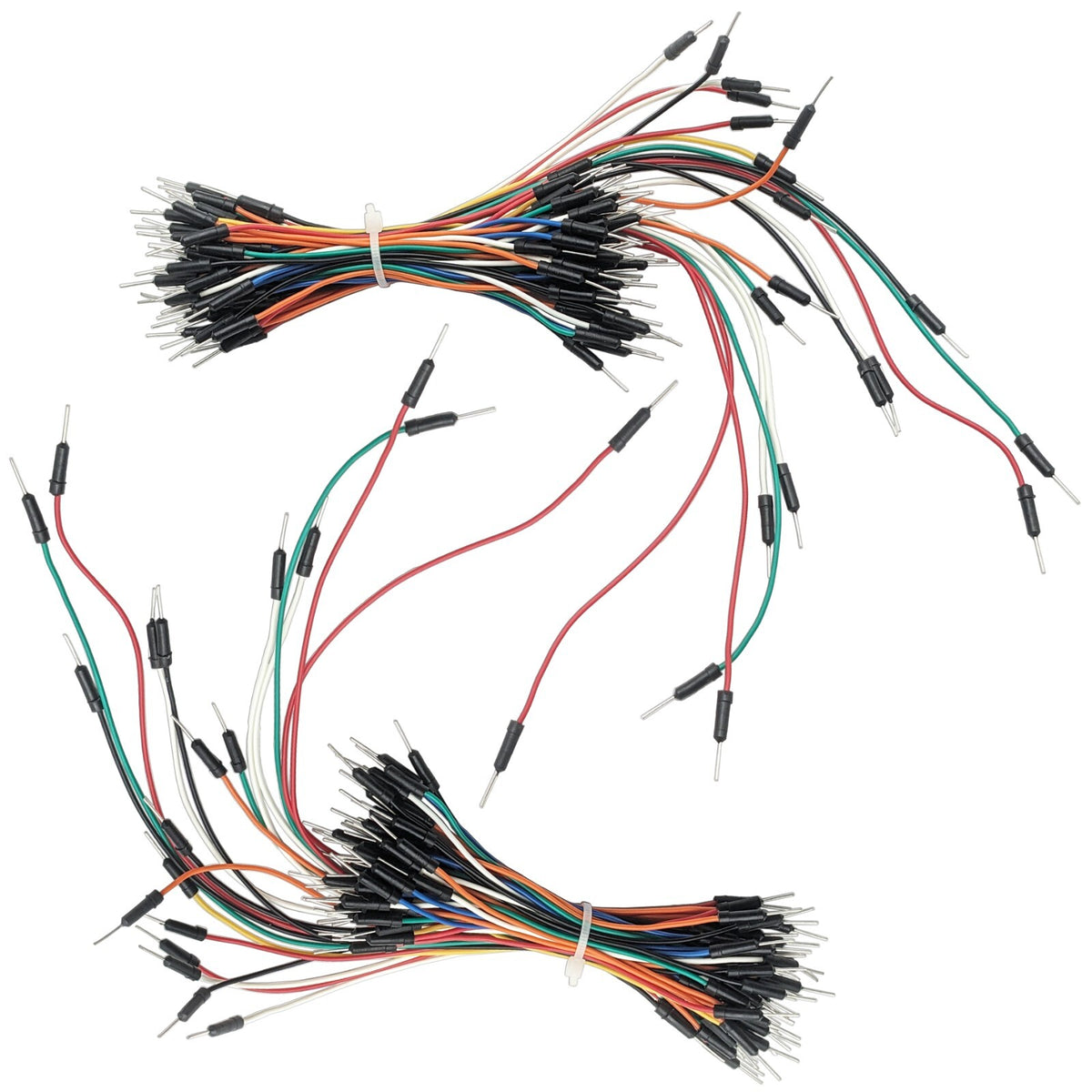 150 Pack Flexible Solderless Breadboard Jumper Wires M/M, 4 Different Lengths
