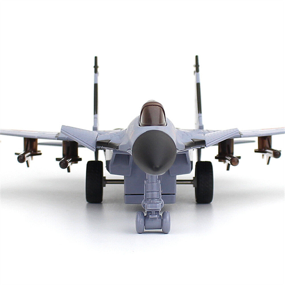 1:100 J-15 Alloy Fighter Aviation Aircraft Airplane Model With Sound & Light B