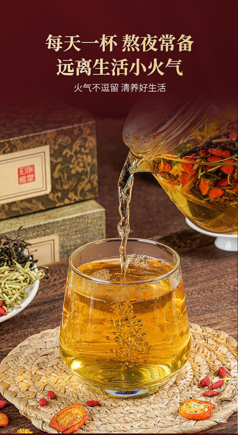100g Chrysanthemum Cassia Seed Tea Grosvenorii Medlar Honeysuckle Dandelion Tea