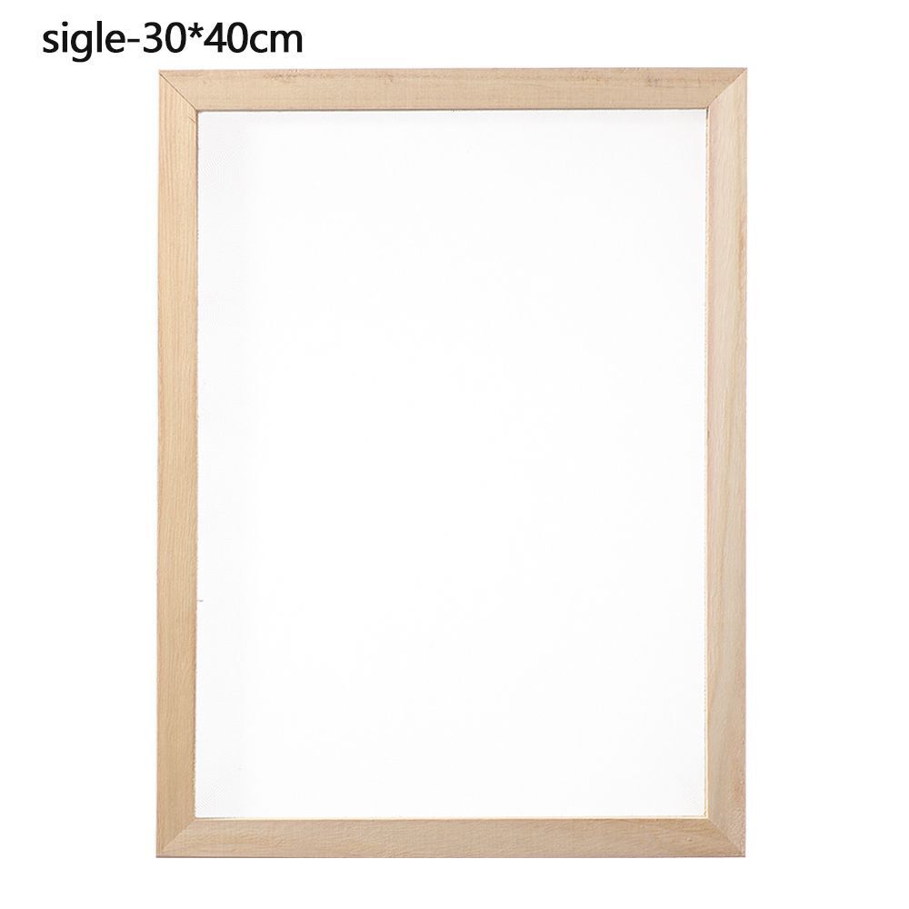 Paper Making Tool Multi-Size Wooden Mesh Mould Frame DIY Screen Handcrafting Kit
