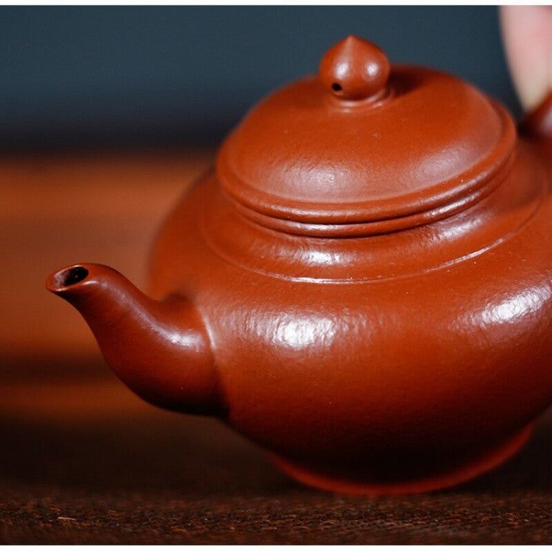 Real Yixing Zisha Zhu Clay Marked Tea Pot 110ml Small Kungfu Handmade Master Pot