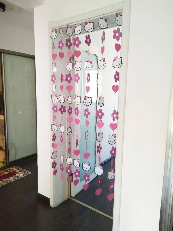 Hello kitty doorway curtains/waterfall curtains/y2k curtains/kawaii curtains