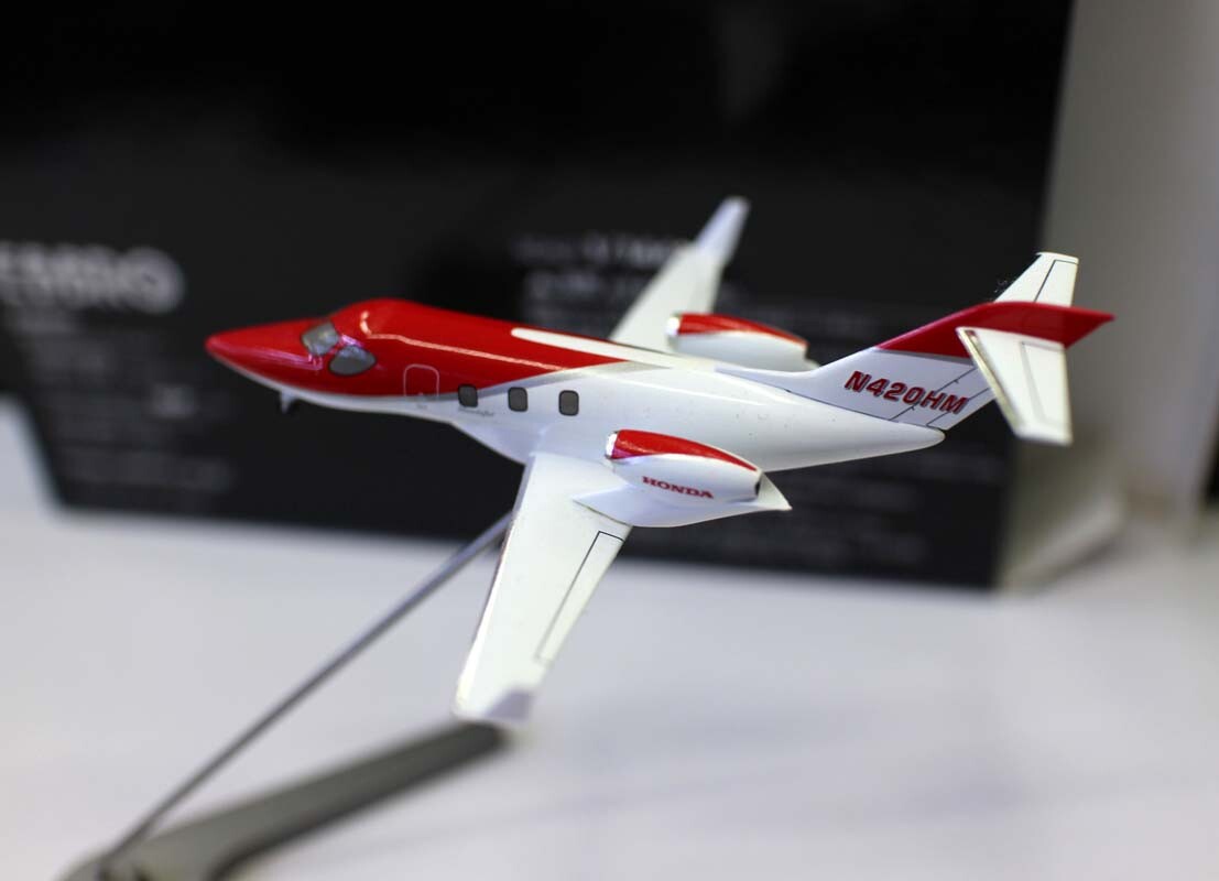 Ebbro for Hondajet Private business jet Red 1/144 diecast plane model aircraft