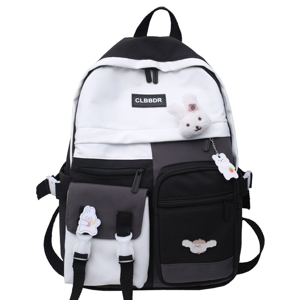 Backpack Women School Bag College Student Nylon Backpack Female Bag