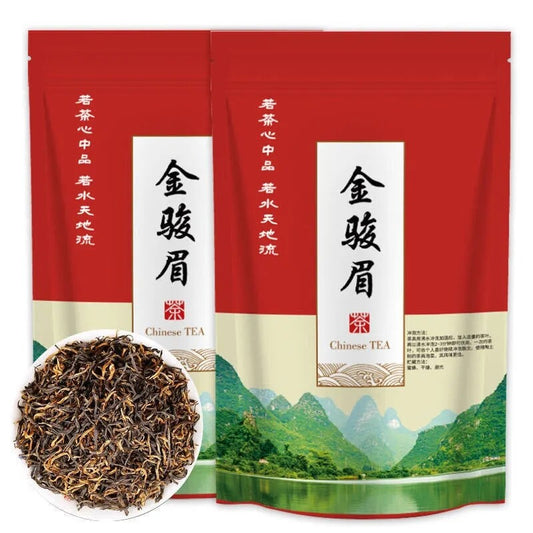NewOrganic 250g Jin Jun Mei Jinjunmei Golden Eyebrow Wuyi Black Tea