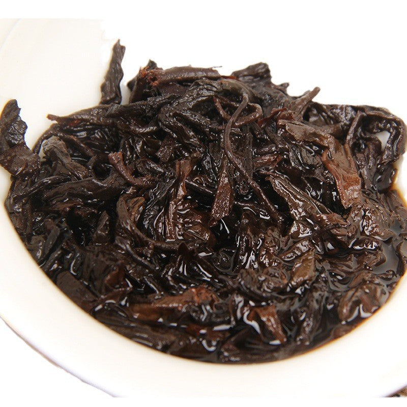100g Ripe Pu-erh Tea Pu Erh Hand Torn Cake Jinya Tea 2018 Raw Material Menghai