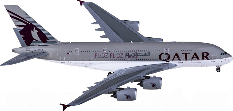 for JC Wings for Qatar for Airbus A380 A7-APG 1:400 Airplane Pre-built Model
