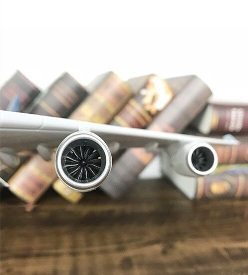 47CM 1:150 KOREAN AIR BOEING 747-400 Airplane Landing Gears Resin Plane Model