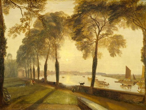 Dream-art Oil painting Mortlake-Terrace-1827-Joseph-Mallord-William-Turner-oil-p