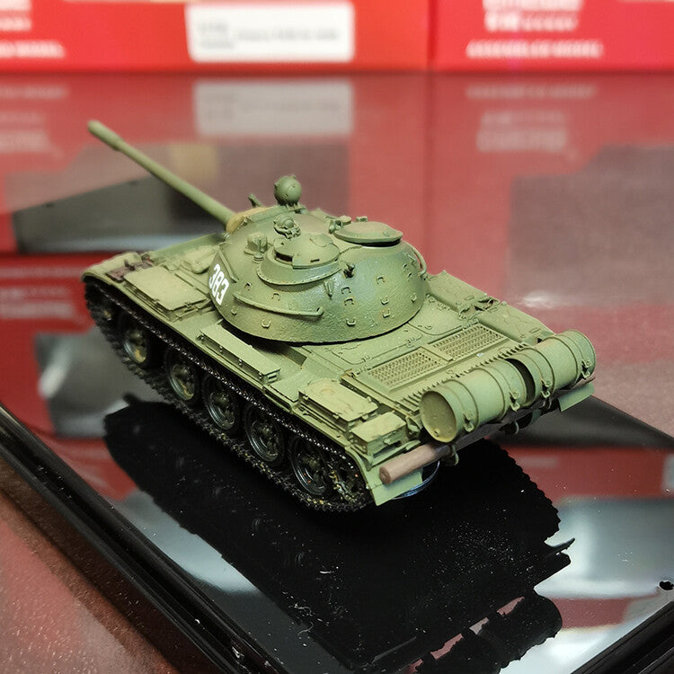 5M 1/72 Soviet T-55A 72111A Main Battle Tank Turret Swivelable Finished Model