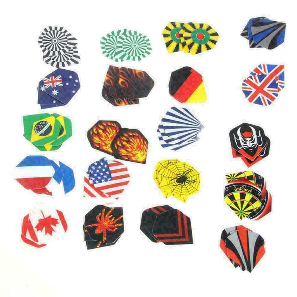60Pcs Flight Dart Flights in 20 Patterns Nice T4D4 Darts Profe Flying Y0M3 Y5O4
