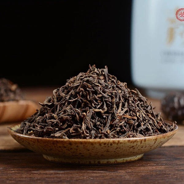 500g Premium Wuzhou Liu Pao Hei Cha Liu Bao Aged Black Dark Tea In Basket