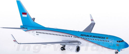 1:200 JC Wings REPUBLIC INDONESIA BOEING 737-800 Passenger Plane Diecast Model