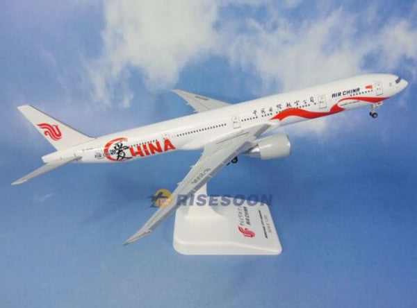 1:200 37CM RISESOON AIR CHINA BOEING 777-300ER Airplane ABS Plastic Plane Model