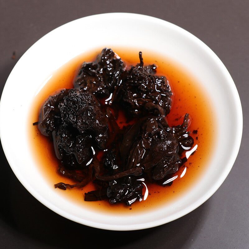 LAO CHA TOU ZHUAN * 2019 Qian Shan Ye Yunnan Puer Tea Brick Pu'er Tea 250g Ripe