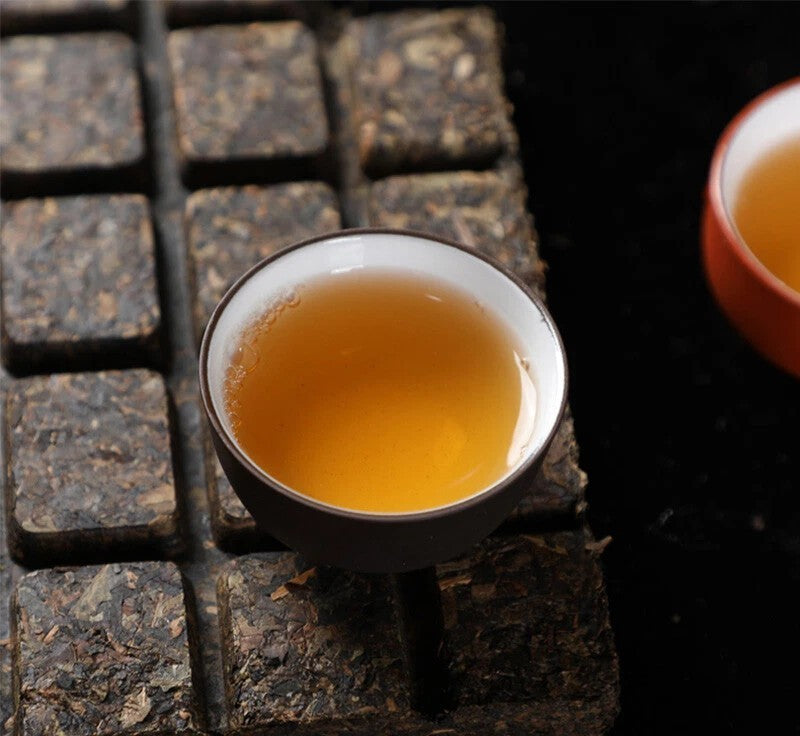 450g HE ZHUANG CHA 2018 China Anhua Baishaxi Instant Dark Tea Shortcut Brick Tea