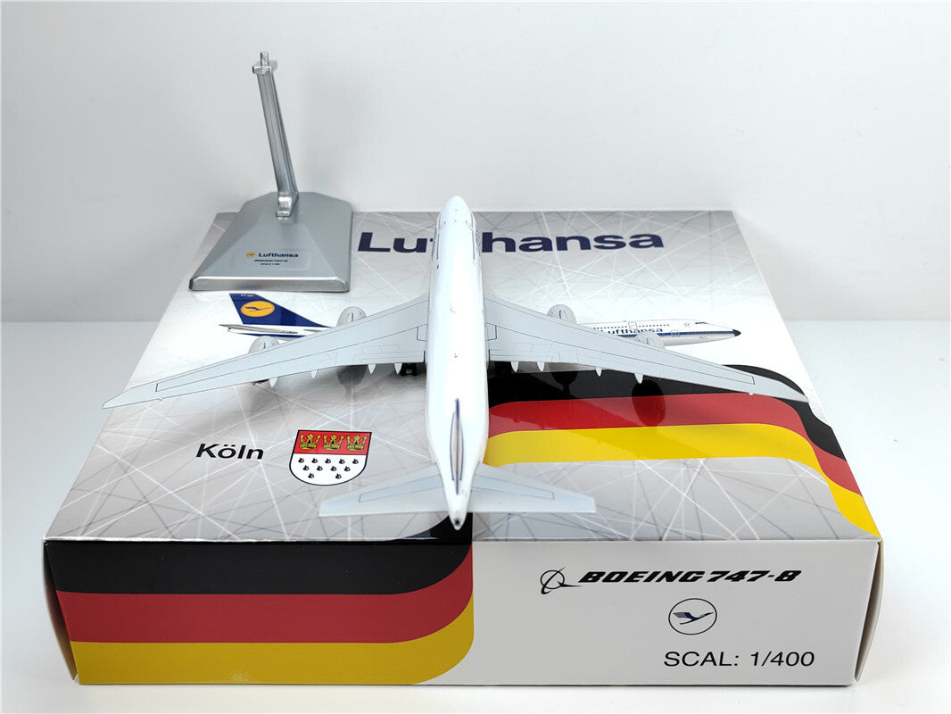 1:400 YY Wings Lufthansa BOEING B747-8 Aircraft Diecast Plane Airplane Model