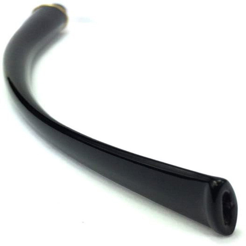 Acrylic Pipe Stem 9mm Bent Long Stem Pipe Mouthpiece for Churchwarden Pipe