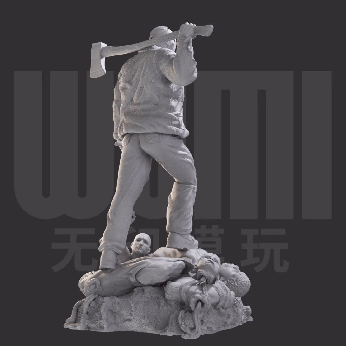 1/24 resin figure model Butcher Jason Unassembled unpainted