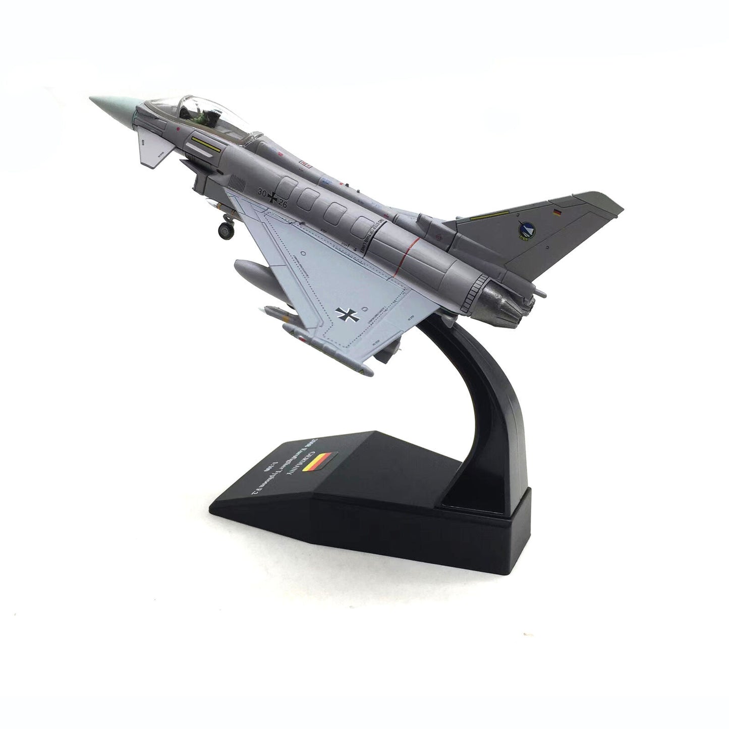 1/100 European Typhoon EF2000 German Air Force Alloy Fighter Aircraft Model