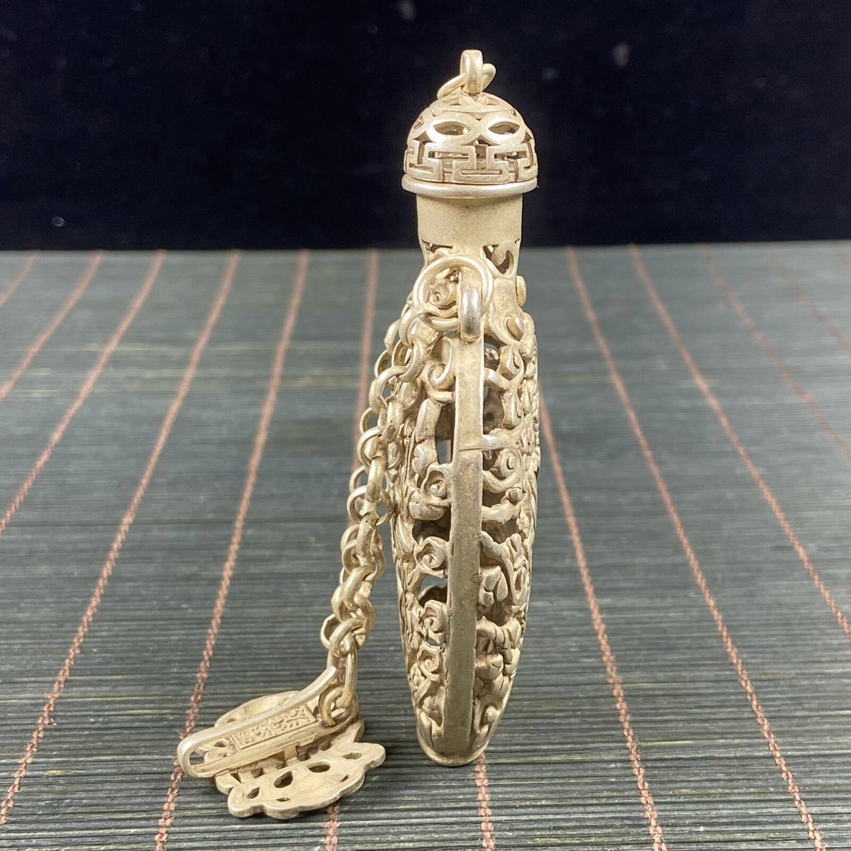 Collectibles Tibetan Silver Handmade Statue Exquisite Bottles