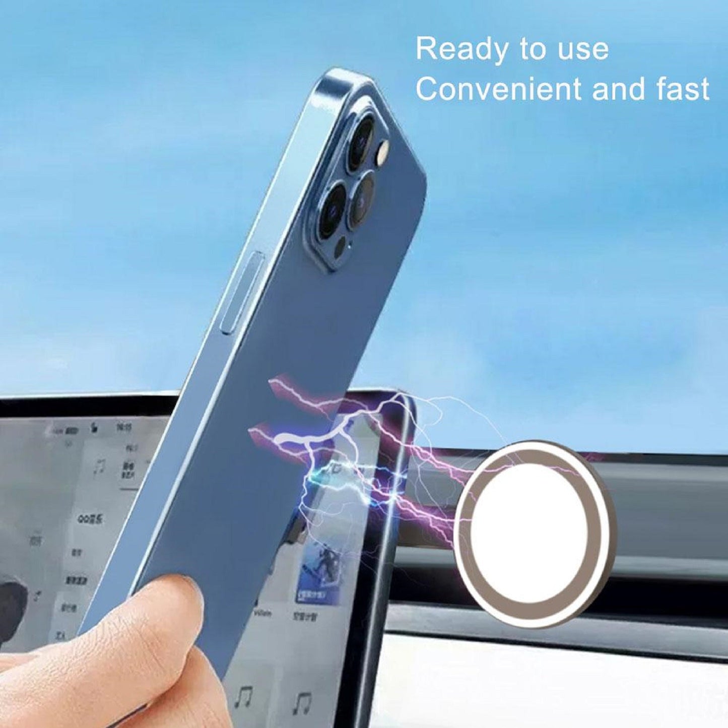 1Pc Car Phone Holder Bracket Durable For Tesla Model 3/Y Mobile Phone Car GPS