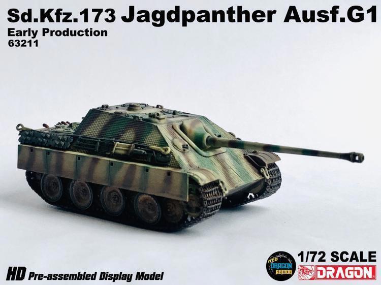 Dragon 63211 1/72 Sd.Kfz.173 Cheetah Tank Destroyer G1 Early Finished Model