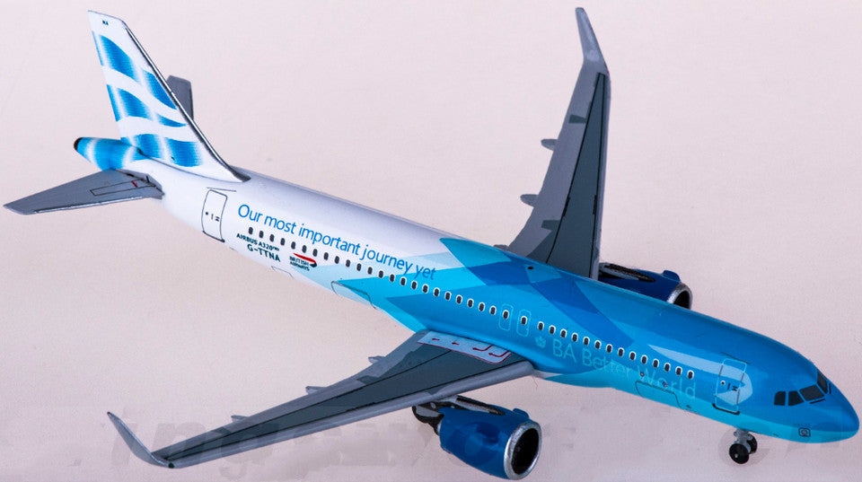 1:400 AeroClassics BRITISH AIRWAYS AIRBUS A320 Passenger Airplane Diecast Model