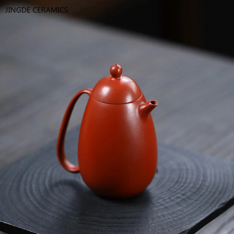 Yixing Purple Clay Tea Pot Dragon Egg Teapot Beauty Tea Infuser Zisha Tea Set
