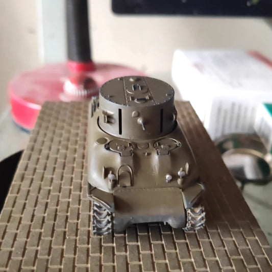 Homemade 1/72 Searchlight Sherman Tank Finished Model Painted Ornament Toys
