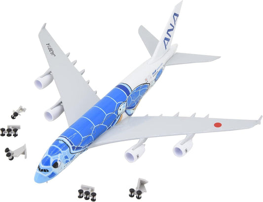 1:400 18cm A380 ANA Sea Turtle Metal Airplane Model Plane Toy Plane Model Blue