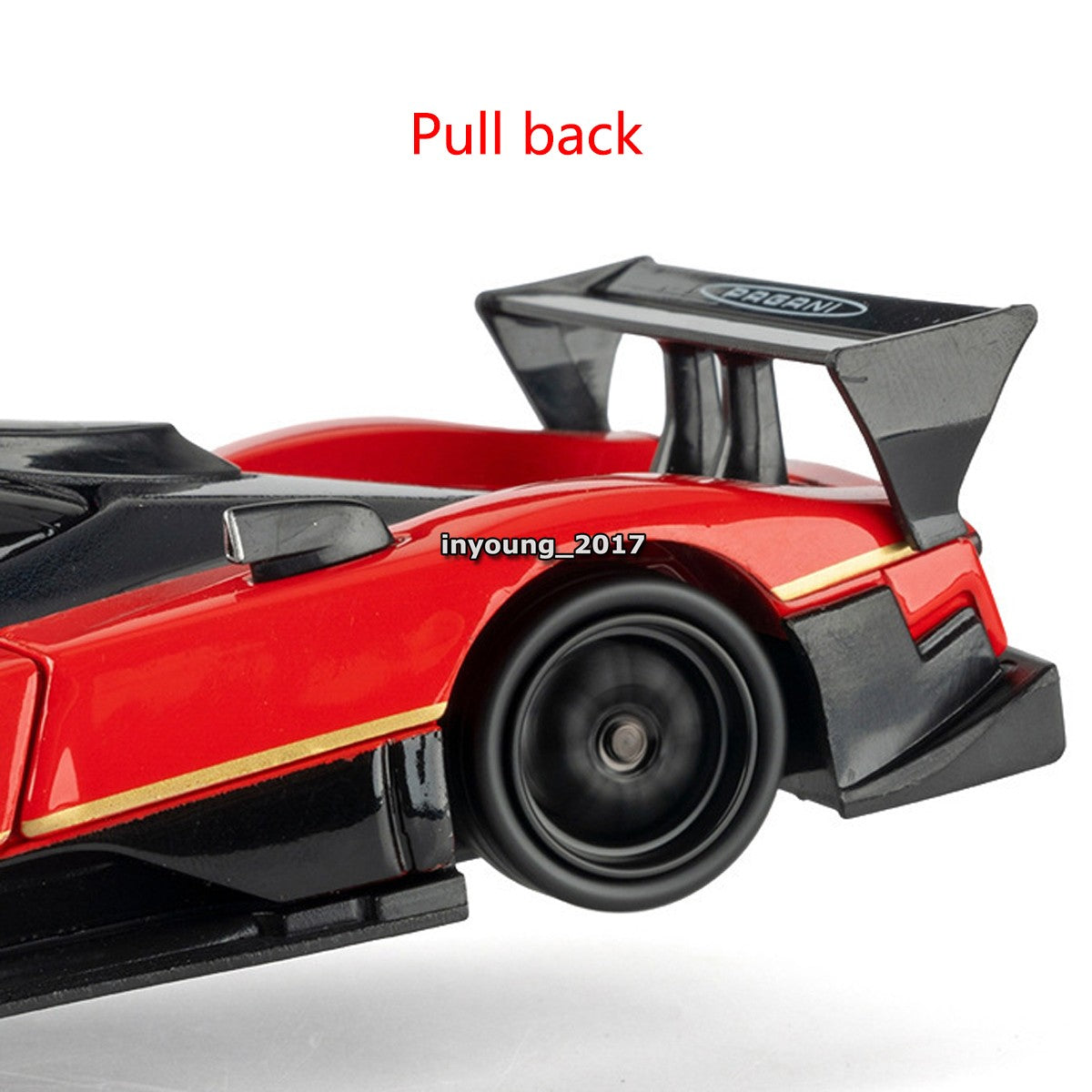 1/32 Pagani Zonda R Model Car Diecast Toy Cars Toys for Boys Kids Gifts Red